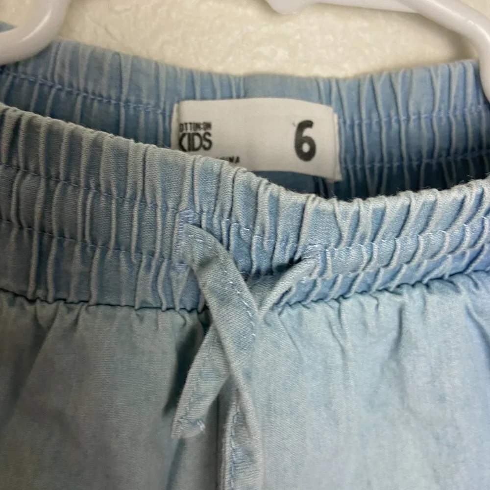 NEW Cotton On Kids Lightweight Denim Shorts Size 6